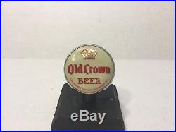 Vintage Old Crown Beer Tap Knob / Handle Centlivre Brewing Co Fort Wayne Ind