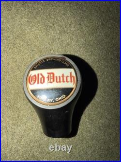 Vintage Old Dutch Ball Knob Beer Tap Handle Krantz Brewing Co Findlay Oh Ohio