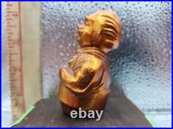 Vintage Old Reading Beer Tap Handle Knob Gus The Bartender Reading Pa