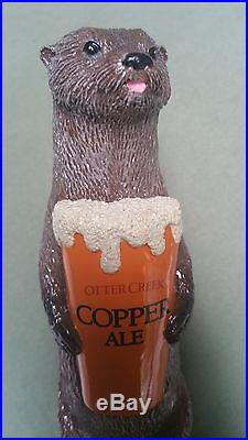 Vintage Otter Creek Copper Ale Beer Tap Handle RARE