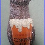 Vintage Otter Creek Copper Ale Beer Tap Handle RARE