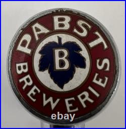 Vintage Pabst Beer Ball Knob Tap Handle 1930'S Pabst Robbins Attleboro Mass