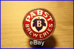 Vintage Pabst Breweries Ball Tap Knob Robbins Antique Beer Handle