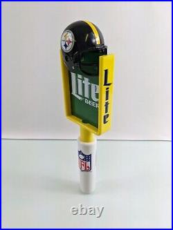 Vintage Pittsburgh Steelers Beer Tap Miller Lite Field Goal Post