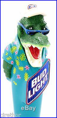 Vintage Rare Bud Light Florida Gator Alligator Beer Tap Handle Budweiser