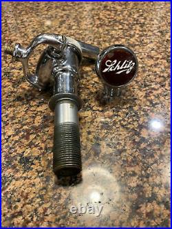 Vintage Schlitz Beer Ball Knob Tap Handle With Spout 1930's Milwaukee, WI