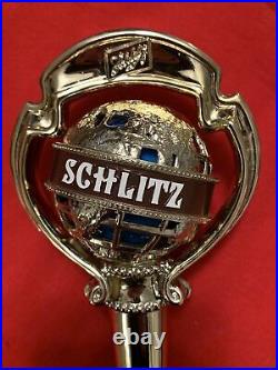 Vintage Schlitz Beer Tap Topper Handle Man Cave Bar Room Collectible Advertising