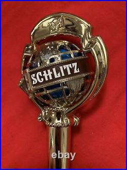 Vintage Schlitz Beer Tap Topper Handle Man Cave Bar Room Collectible Advertising