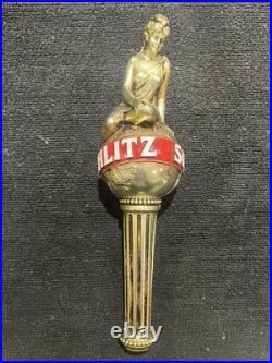 Vintage Schlitz Draft Beer Tap Handle Tapper Mancave Bar Pub 12.5