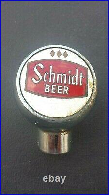 Vintage Schmidt Beer Ball Knob Tap Handle 1930's St. Paul, Minnesota