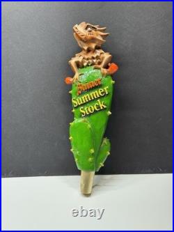 Vintage Shiner Summer Stock Beer Tap Handle Horned Frog Shiner, Texas TCU