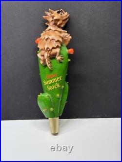 Vintage Shiner Summer Stock Beer Tap Handle Horned Frog Shiner, Texas TCU