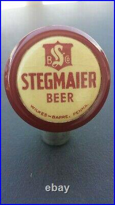 Vintage Stegmaier Beer Ball Knob Tap Handle 1940's Wilkes-Barre, Penn