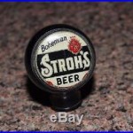 Vintage Strohs Beer Tap Marker Beer Tap Ball Beer Tap Knob Stroh's Tap Handle