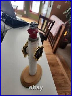 Vintage Stunning LE Michelob Amber Bock Beer Wisconsin Bucky Badger Tap Handle Vintage Stunning LE Michelob Amber Bock Beer Wisconsin Bucky Badger Tap Handle