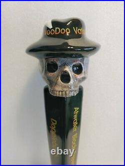 VooDoo Vator Day of Dead Skull Beer Tap Handle New In Box Large Porcelain