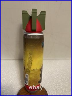 WAR HORSE BREWING TIRED OF EARTH NEIPA draft beer tap handle. NEW YORK
