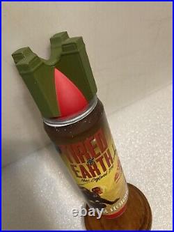 WAR HORSE BREWING TIRED OF EARTH NEIPA draft beer tap handle. NEW YORK