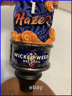 WICKED WEED PERNIHAZE HOP FUNK draft beer tap handle. NORTH CAROLINA WICKED WEED PERNIHAZE HOP FUNK draft beer tap handle. NORTH CAROLINA