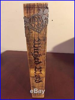 WICKED WEED WOOD TAP HANDLE Beer Keg Marker bar pub man cave NEW! RARE Asheville