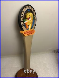WOODSTOCK INN PEMI-PALE ALE RAINBOW TROUT draft beer tap handle NEW HAMPSHIRE
