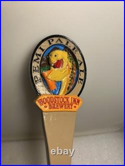 WOODSTOCK INN PEMI-PALE ALE RAINBOW TROUT draft beer tap handle NEW HAMPSHIRE
