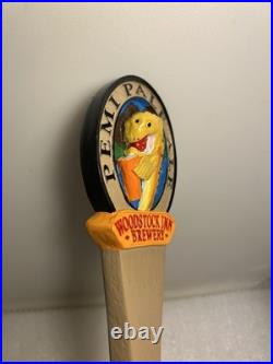 WOODSTOCK INN PEMI-PALE ALE RAINBOW TROUT draft beer tap handle NEW HAMPSHIRE