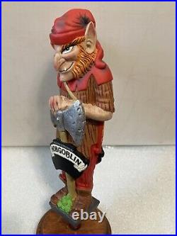 WYCHWOOD BREWING HUNTING HOBGOBLIN draft beer tap handle. ENGLAND. Injured