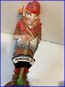 WYCHWOOD BREWING HUNTING HOBGOBLIN draft beer tap handle. ENGLAND. Injured