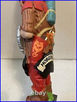 WYCHWOOD BREWING HUNTING HOBGOBLIN draft beer tap handle. ENGLAND. Injured