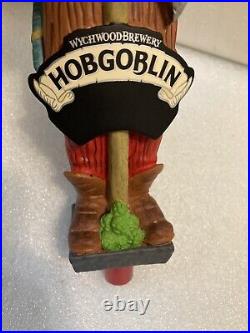 WYCHWOOD BREWING HUNTING HOBGOBLIN draft beer tap handle. ENGLAND. Injured