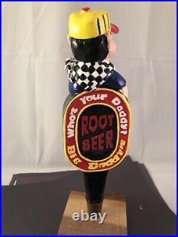 Whos Your Daddy Big Daddys Root Beer Tap Handle Rare Figural Beer Tap Handle