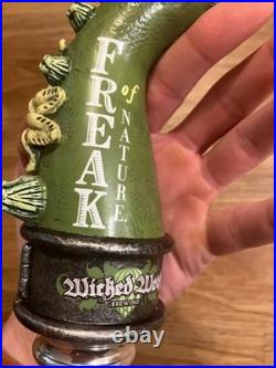 Wicked Weed Beer Tap Handle Knob Top Draft Keg Bar Brewing Freak of Nature