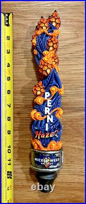 Wicked Weed Beer Tap Handle Knob Topper Bar Top Keg Draft Brewing Perni Haze