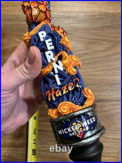 Wicked Weed Beer Tap Handle Knob Topper Bar Top Keg Draft Brewing Perni Haze