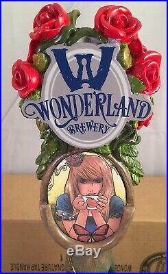 Wonderland Curiouser And Curiouser Beer Tap Handle Rare Figural Beer Tap Handle