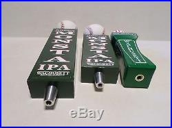 Wow Very Rare Set of 3 Boston Red Sox Green Monsta Beer Keg Tap Handle Markers