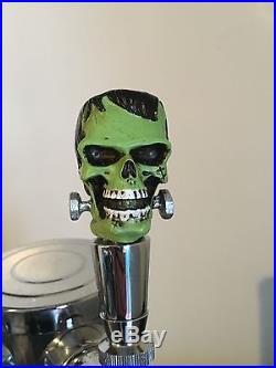 Zombie Frankenstein figural beer tap handle for kegerators! Brand New! Skull