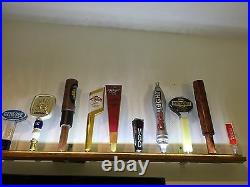 (x3 Lot Of 3)wall Mount 10 Beer Tap Handle Display 34 Bright Led